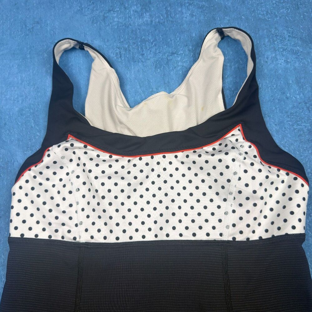 Lululemon Polka Dot Tank Built In Bra Womens